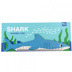 Rex London - Shark Wooden Ruler
