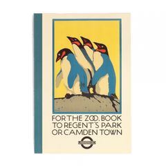 Rex London - TFL Heritage - Vintage Zoo Poster A5 Notebook