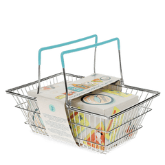 Rex London - Wooden Shopping Basket Playset