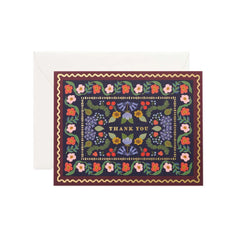 Rifle Paper Delphine Thank You Card