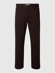 Selected Homme Harry Twill Pants - Chocolate Torte