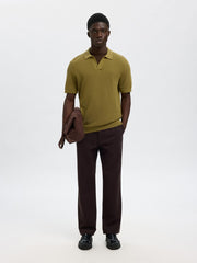 Selected Homme Harry Twill Pants - Chocolate Torte