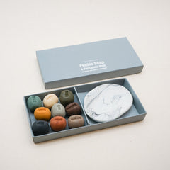 Hana Blossom Mood Soaps with Porcelain Dish Set