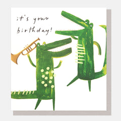 Caroline Gardner Trumpet Crocs Card