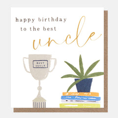 Caroline Gardner Best Uncle Trophy Card