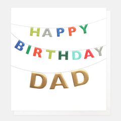 Caroline Gardner Happy Birthday Dad Card