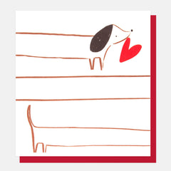 Caroline Gardner Sausage Dog Card