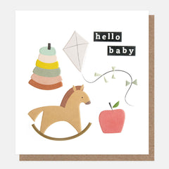 Caroline Gardner Hello Baby Card