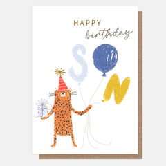 Caroline Gardner Son Birthday Balloon Card