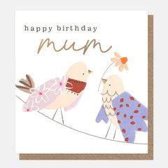 Caroline Gardner Mum Birthday Card Birds