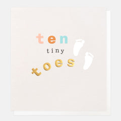 Caroline Gardner Ten Tiny Toes Card