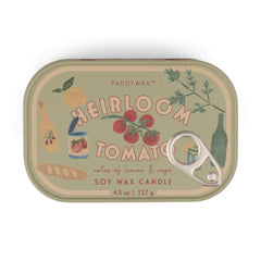 Paddywax Bistro Tomato Tin Candle - Heirloom Tomato