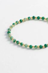 Estella Bartlett Gemstone Amelia Bracelet - Green Quartz