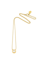 Estella Bartlett Silver Heart and Horseshoe Necklace