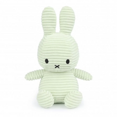 Miffy Sitting Corduroy Plush - Fresh Mint