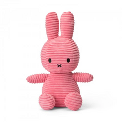 Miffy Sitting Corduroy Plush - Bubblegum Pink