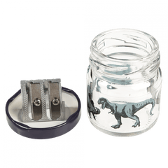 Rex London - Glass Jar Pencil Sharpener