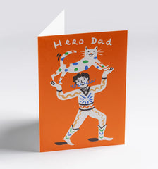 Lagom Design Retro Hero Dad Card
