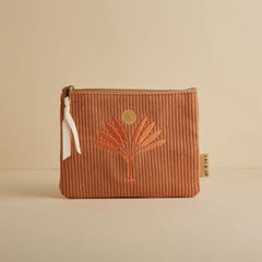 Cai & Jo Corduroy Pouch in Dusty Pink
