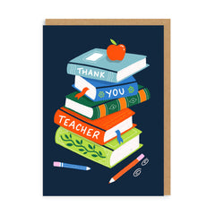 Ohh Deer - Thank You Teacher Books Card