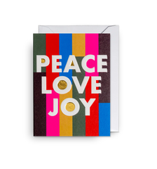 Lagom Design - Peace Love Joy Mini Christmas Card