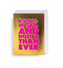 Lagom Design - Bolder, Wiser and Hotter Mini Card