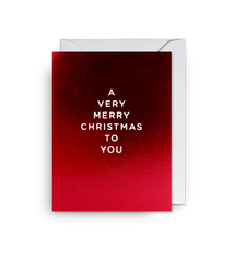 Lagom Design - A Very Merry Christmas Mini Card