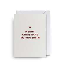 Lagom Design - Merry Christmas to You Both Mini Card