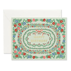Rifle Paper - Happy Birthday Rosette Card