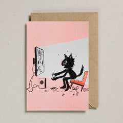 Petra Boase - Gamer Cat Card