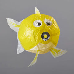 Petra Boase - Japanese Paper Balloon Card - Fish