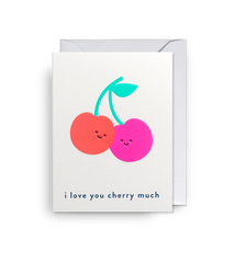Lagom Design I Love You Cherry Much Mini Card