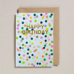 Petra Boase - Happy Birthday Confetti Card