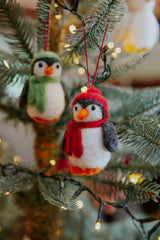 Fiona Walker - Penguin with Scarf Decoration