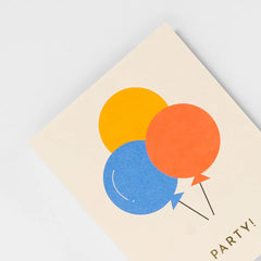 Sparkle & Pin Party Balloons Card