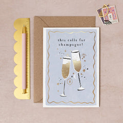 Sister Paper - Champagne Congratulations Card