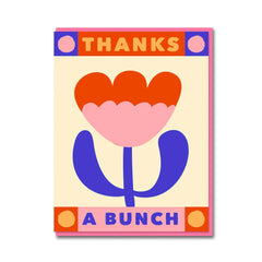 1973 - Funky Tulip Thanks a Bunch Card