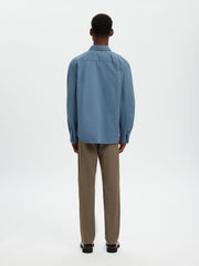 Selected Homme Twill Overshirt - Blue Mirage