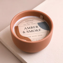 Paddywax - Amber & Smoke - Artisan Soy Wax Candle