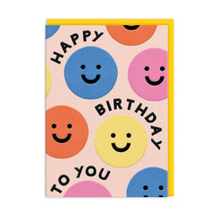 Ohh Deer- Happy Birthday Smiley Card