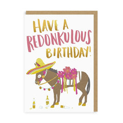 Ohh Deer- Redonkulous  Birthday Card