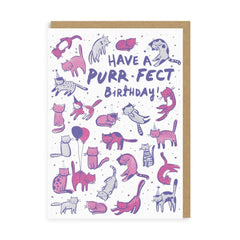 Ohh Deer- Purrfect Birthday Card