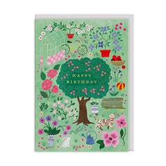Ohh Deer- Cottage Garden Greeting Card