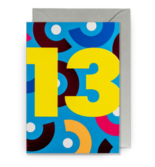 Lagom Design - Age 13 Card