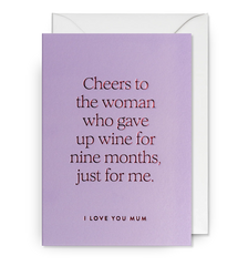 Lagom Design - Cheers to the Woman Card