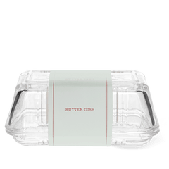 Rex - Glass Butter Dish