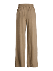 JJXX Mira Linen Blend Wide Leg Pants- Silver Mink