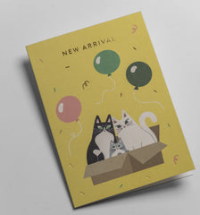 Lagom Design New Arrival Kitten Greeting Card