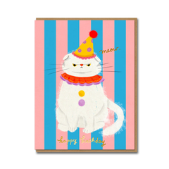 1973 Clowny The Cat Card