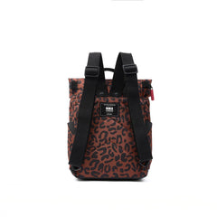 Roka Canfield Roll Top Small Backpack - Leopard Print